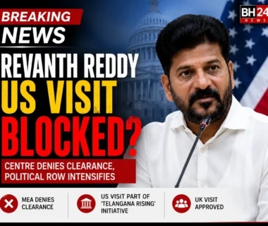 Telangana Chief Minister Revanth Reddy after Centre denies clearance for his US visit