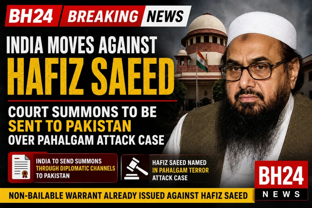 India prepares to send court summons to Hafiz Saeed in Pahalgam terror attack case through diplomatic channels