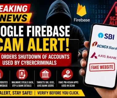 Google Firebase scam crackdown as India orders Google to shut down accounts allegedly used for banking fraud.