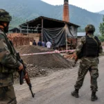 Kulgam Terror Attack के बाद सुरक्षा बलों की तैनाती।