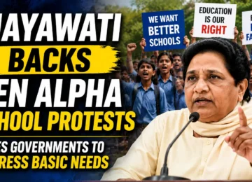 Mayawati Gen Alpha Protest support as BSP chief backs students demanding basic facilities in government schools