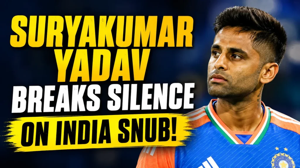 Suryakumar Yadav speaks about India team snub after T20 World Cup