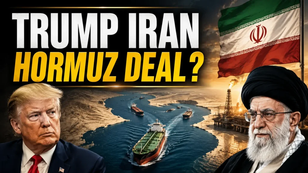 Trump Iran Hormuz Deal could shift US focus towards reopening the Strait of Hormuz.