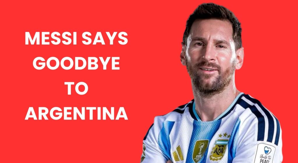 Lionel Messi Retirement from Argentina international football