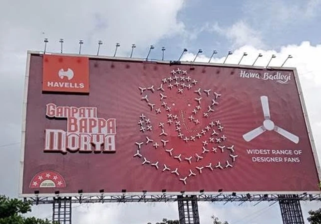 Havells Ganpati Campaign creates Ganpati idol using electrical wires