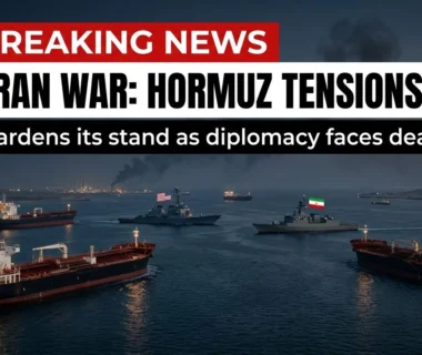 US-Iran war tensions rise over Strait of Hormuz and stalled diplomacy