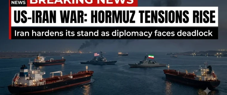 US-Iran war tensions rise over Strait of Hormuz and stalled diplomacy