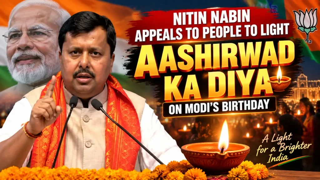 Aashirwad Ka Diya campaign for PM Modi birthday