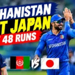 Afghanistan vs Japan Asian Games 2026 cricket match