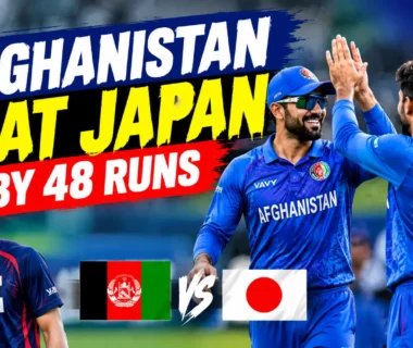 Afghanistan vs Japan Asian Games 2026 cricket match