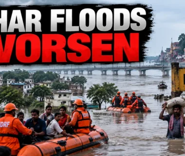 Bihar Floods 2026 in Patna as Ganga water level rises