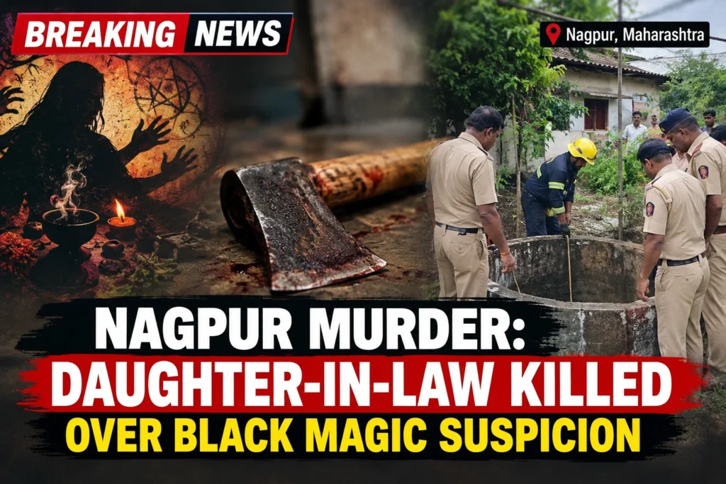 Nagpur murder over black magic shocks the city as man allegedly kills his daughter-in-law and later attempts suicide by jumping into a well.