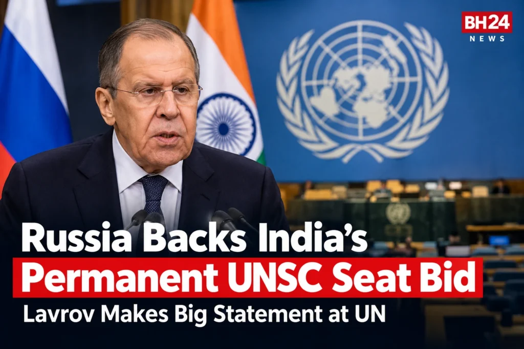 Russia backs India’s permanent UNSC seat bid at the United Nations