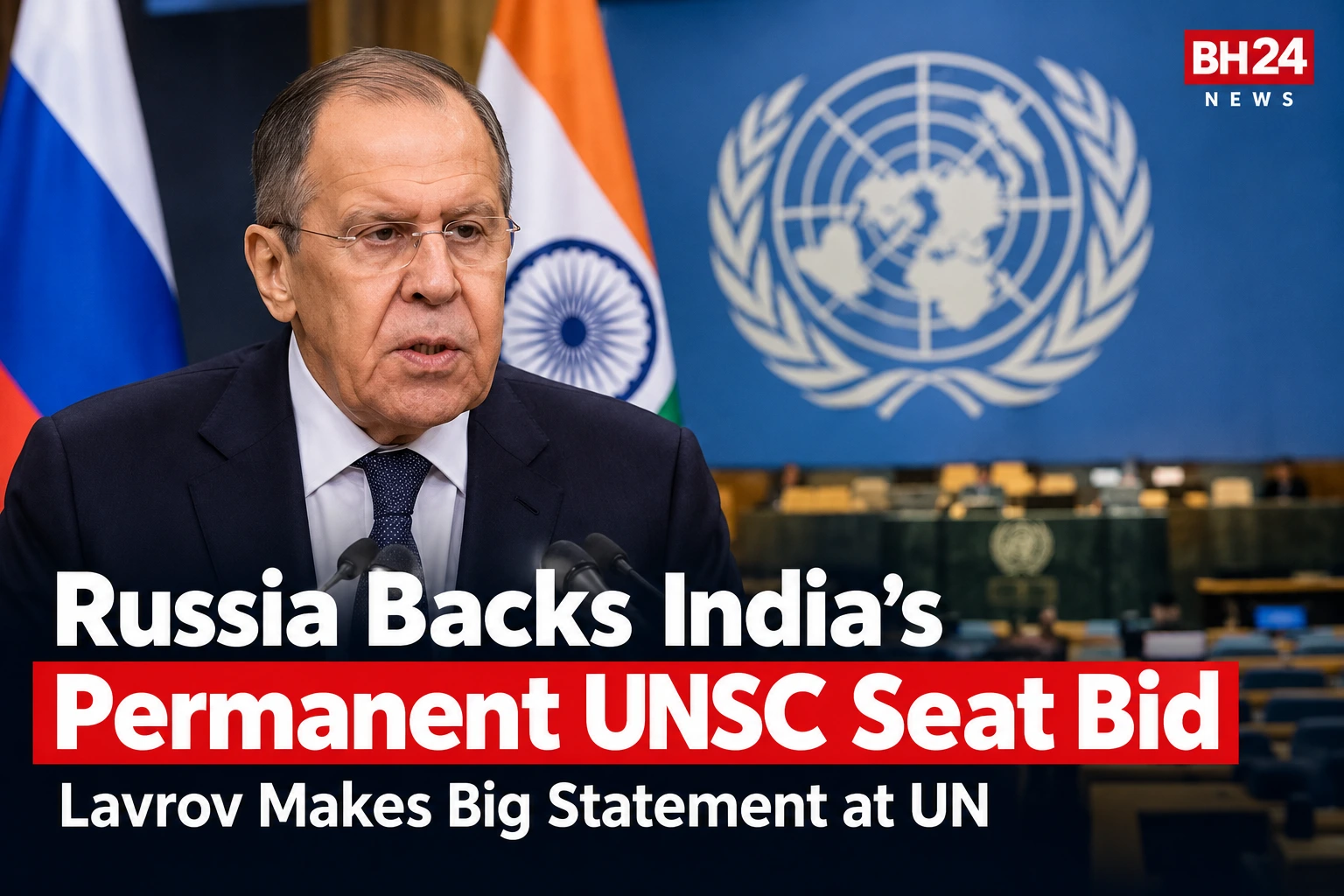 Russia backs India’s permanent UNSC seat bid at the United Nations