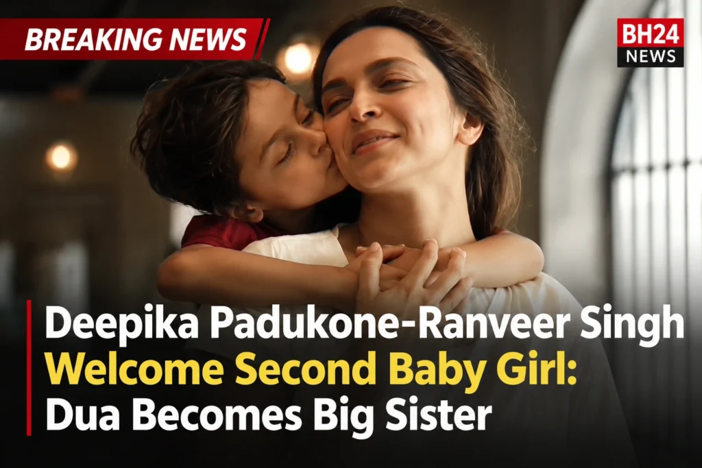 Deepika Padukone with daughter as Ranveer Singh and Deepika welcome their second baby girl