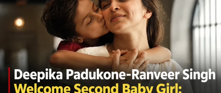 Deepika Padukone with daughter as Ranveer Singh and Deepika welcome their second baby girl