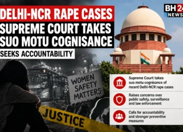 Supreme Court takes suo motu cognisance of recent Delhi-NCR rape cases