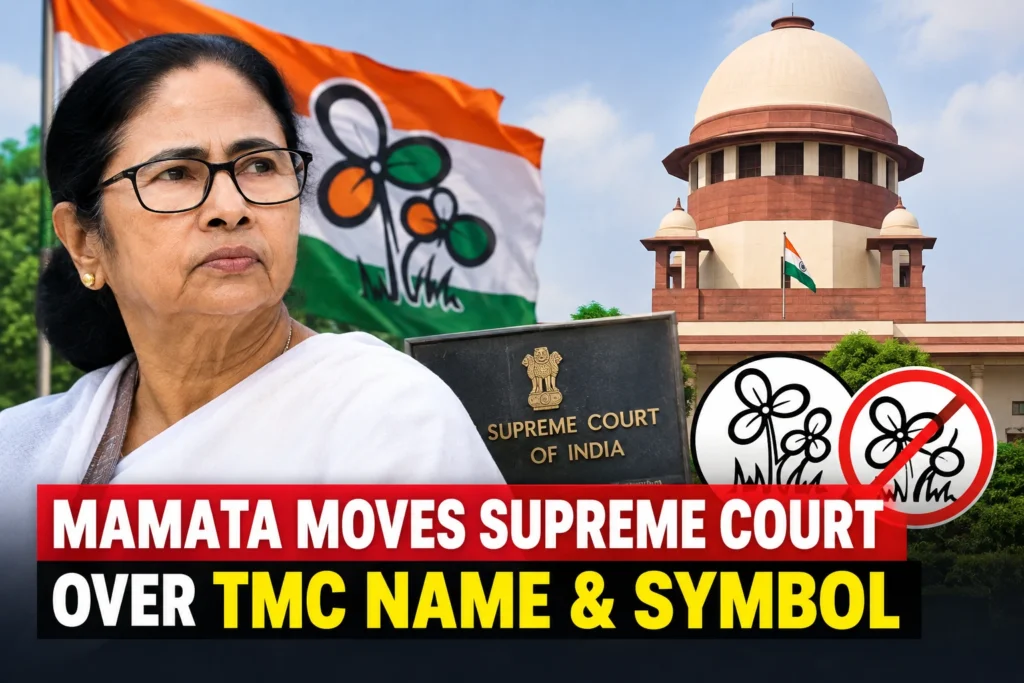 Mamata Banerjee moves Supreme Court over TMC name and election symbol freeze