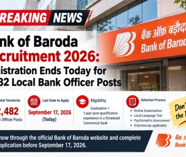 Bank of Baroda Recruitment 2026 for 2,482 Local Bank Officer posts