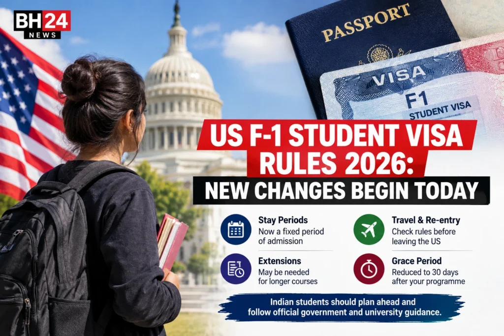 US F-1 Student Visa Rules 2026 changes for Indian students in the United States