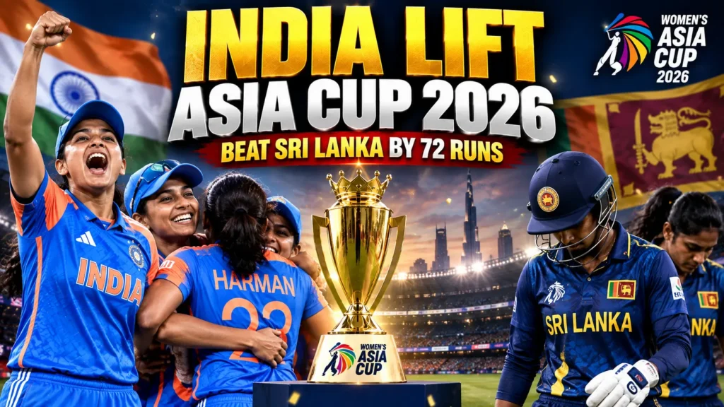 India vs Sri Lanka Women’s Asia Cup Final 2026