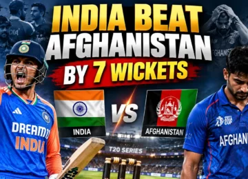 India vs Afghanistan 1st T20I India seven-wicket win