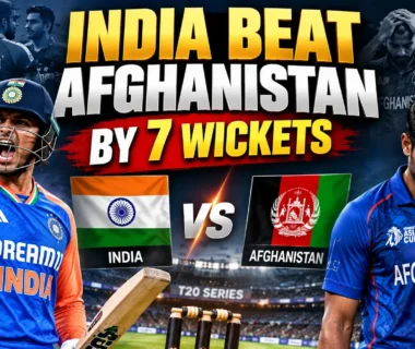 India vs Afghanistan 1st T20I India seven-wicket win