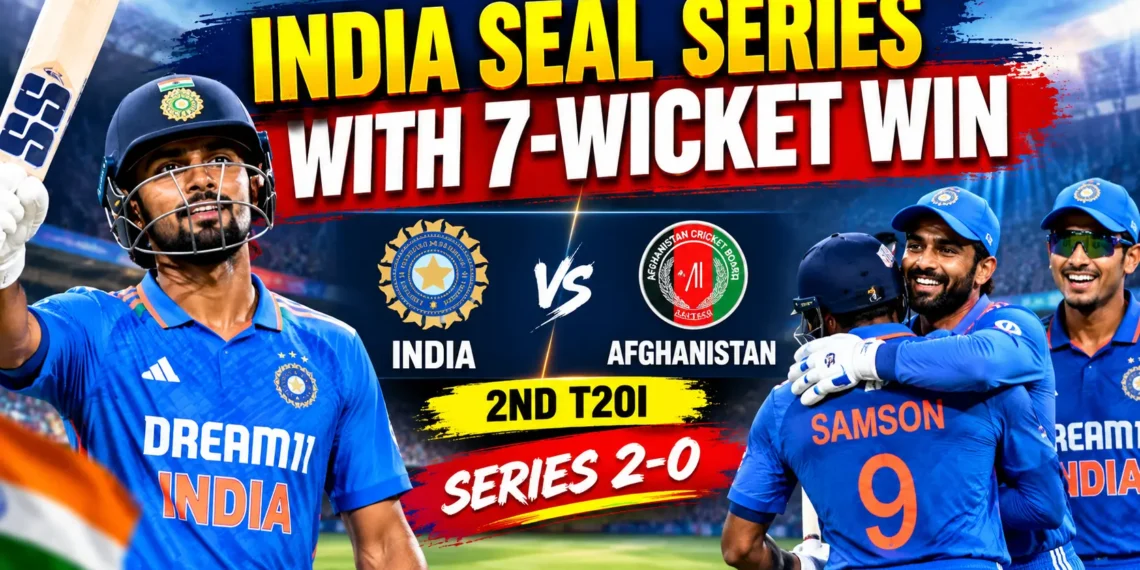 India vs Afghanistan 2nd T20I series win