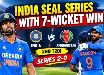 India vs Afghanistan 2nd T20I series win