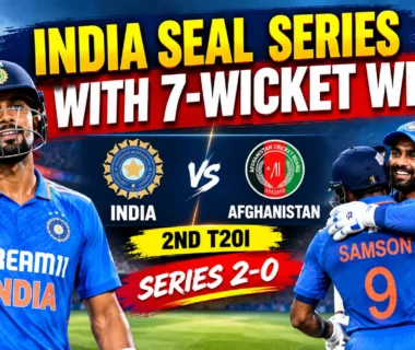 India vs Afghanistan 2nd T20I series win