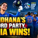 India vs Hong Kong Women Asia Cup 2026 Smriti Mandhana 124