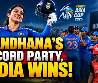 India vs Hong Kong Women Asia Cup 2026 Smriti Mandhana 124