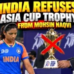 India Women Asia Cup Trophy Mohsin Naqvi controversy