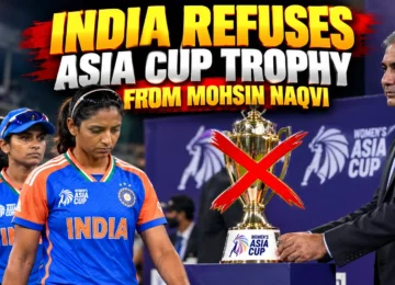 India Women Asia Cup Trophy Mohsin Naqvi controversy