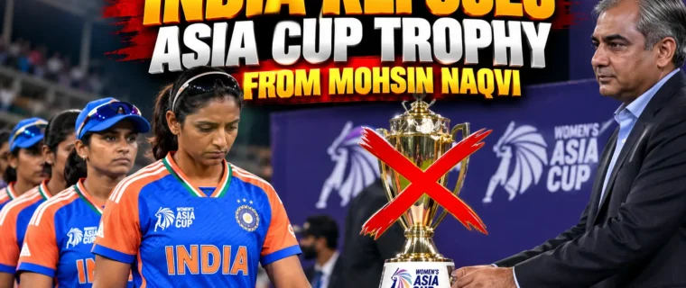 India Women Asia Cup Trophy Mohsin Naqvi controversy