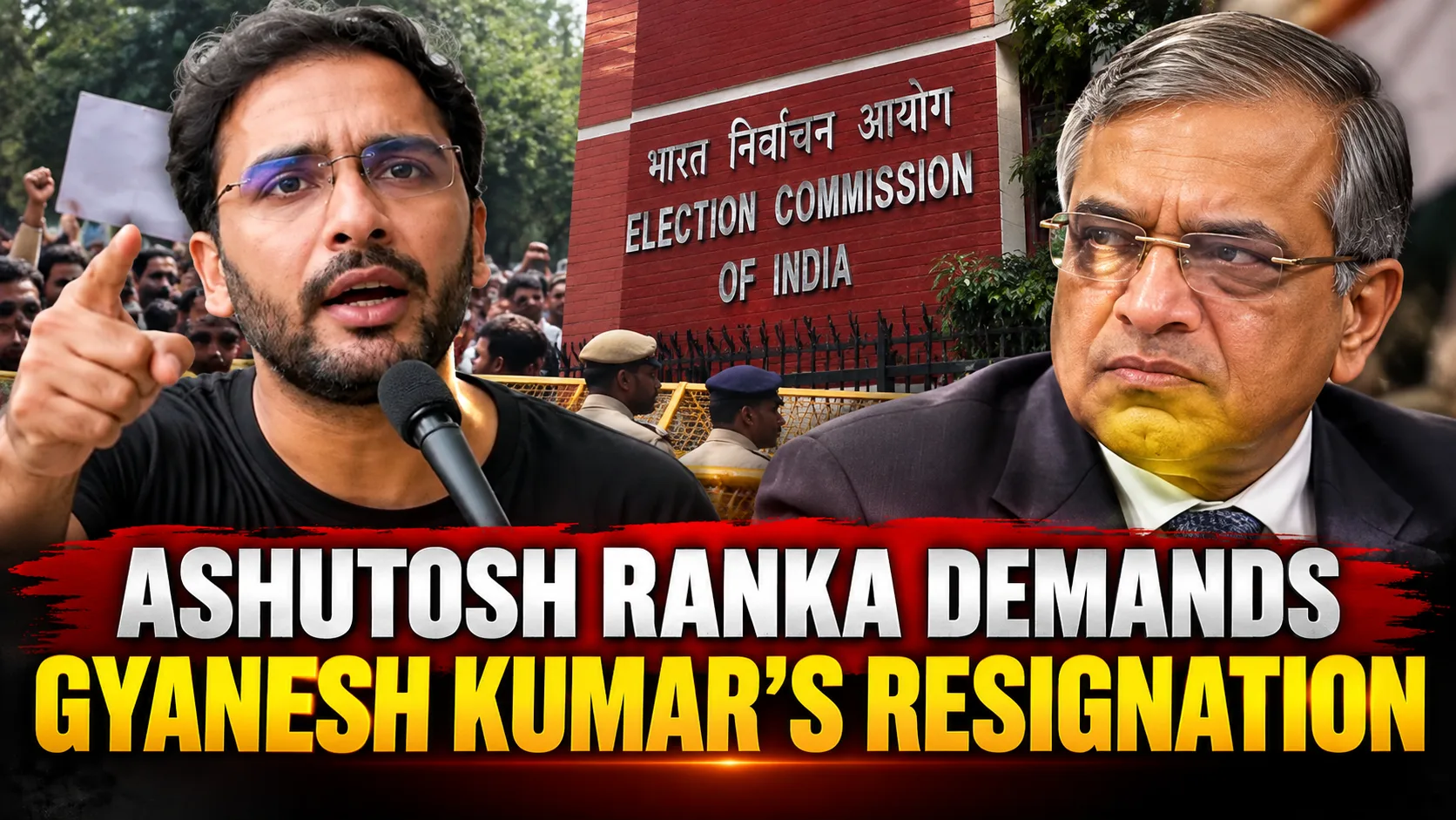 Ashutosh Ranka demands Gyanesh Kumar resignation after detention
