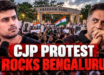 CJP Bengaluru protest with Dhruv Rathee and Prakash Raj over SIR