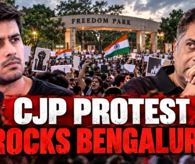 CJP Bengaluru protest with Dhruv Rathee and Prakash Raj over SIR
