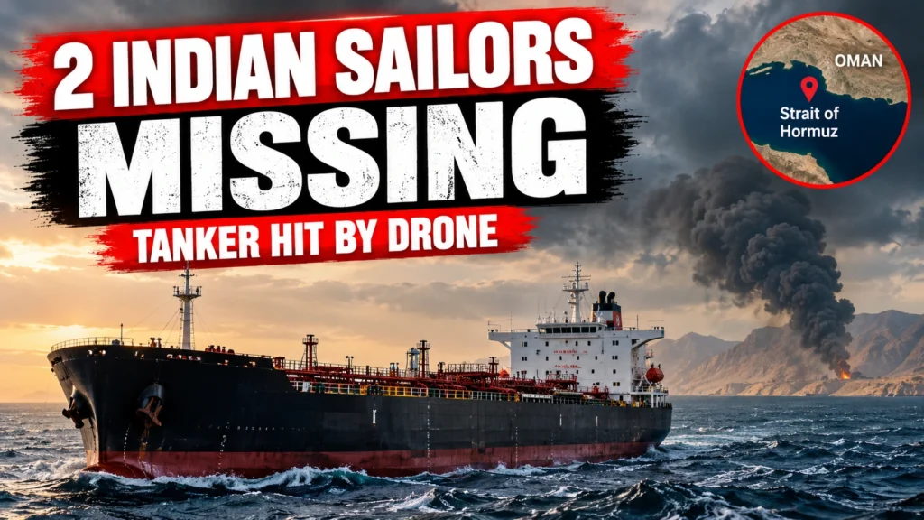 Two Indian sailors missing after drone attack on tanker MT Petro Dolphin near Oman