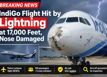 IndiGo flight damaged after severe weather at 17,000 feet