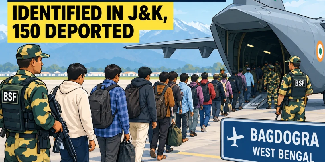 150 Bangladeshi nationals moved from J&K for deportation