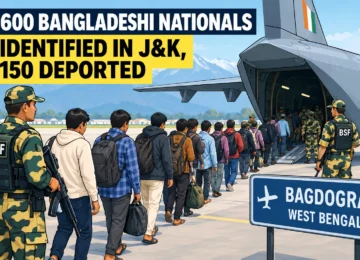 150 Bangladeshi nationals moved from J&K for deportation