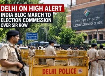 Security tightened in Delhi ahead of INDIA bloc protest over SIR.