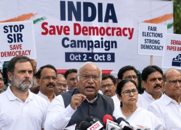 INDIA bloc Save Democracy campaign over SIR row