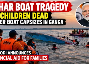Bihar boat tragedy in Ganga River with rescue teams and PM Modi financial aid announcement