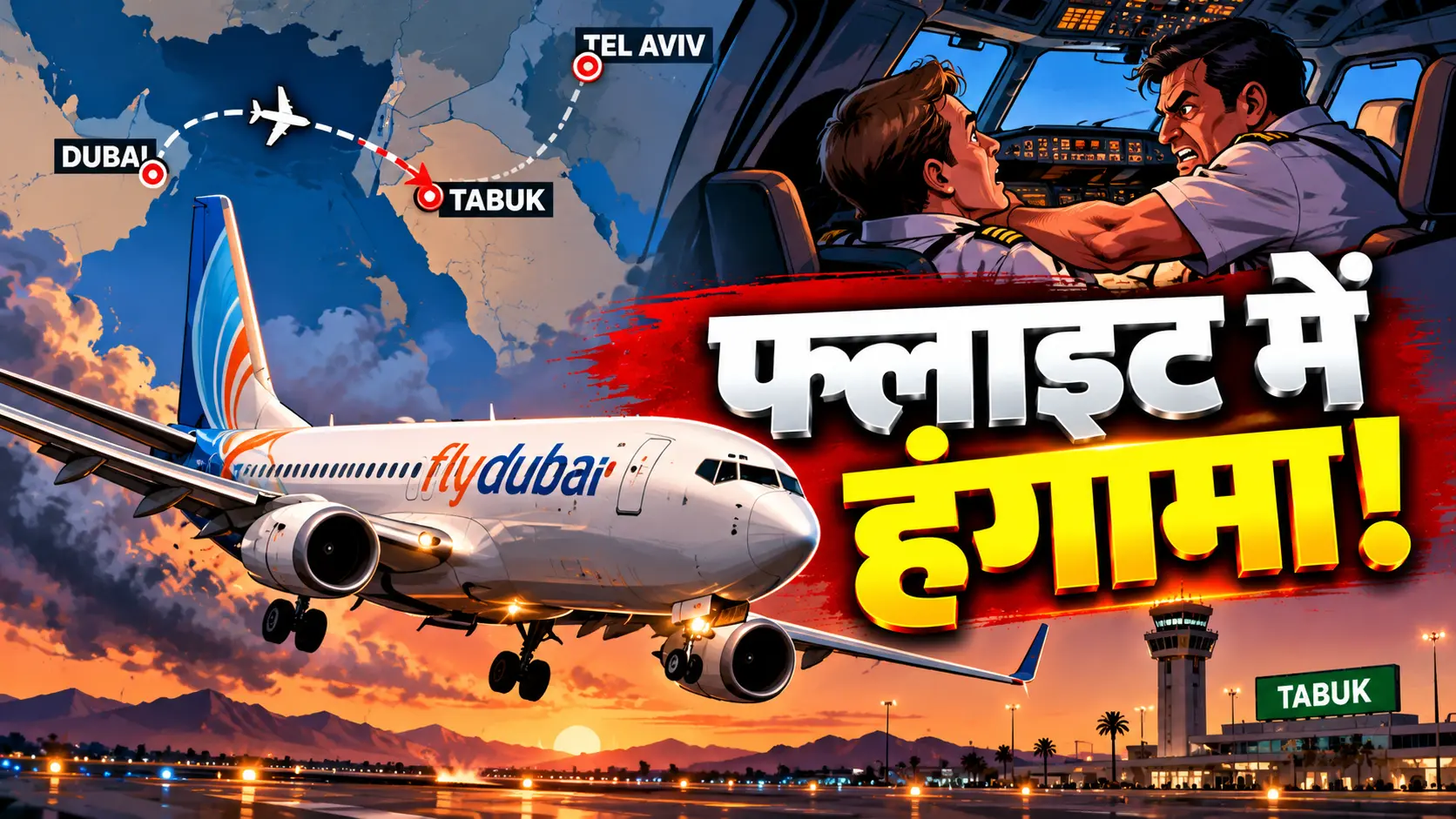 Flydubai flight emergency के बाद सऊदी अरब में विमान की आपात लैंडिंग