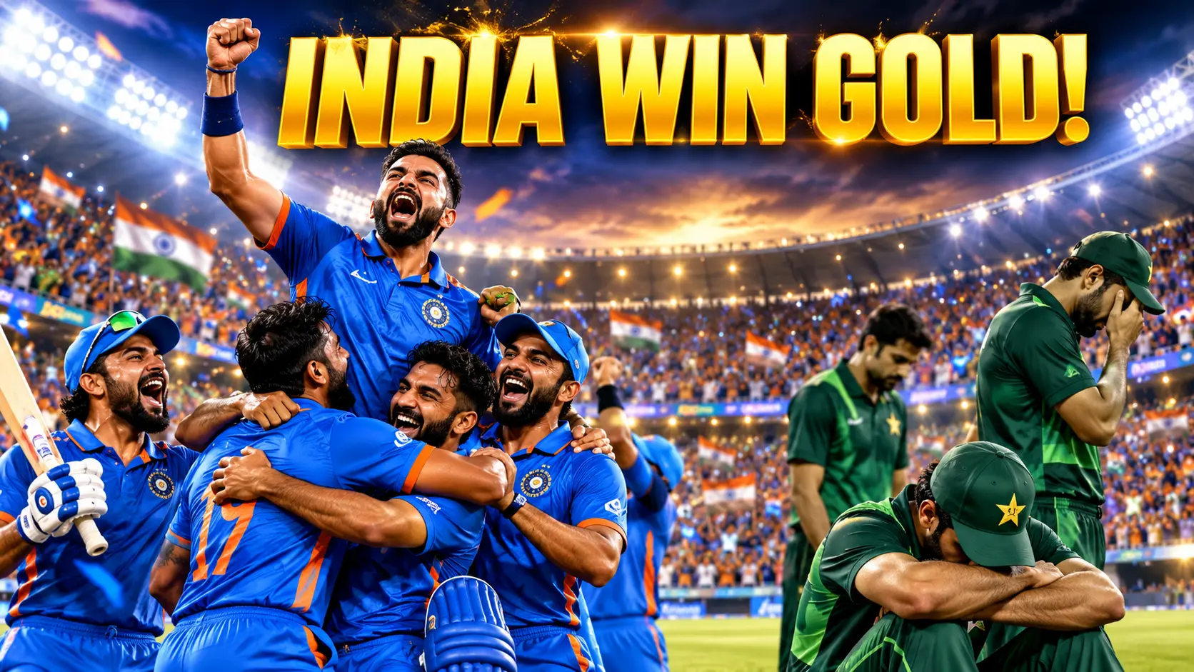 India vs Pakistan Asian Games 2026 final as India win cricket gold by 19 runs