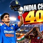 India vs West Indies 2nd ODI Shubman Gill 223 record chase