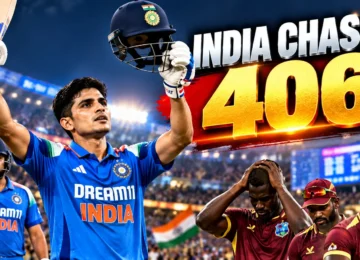 India vs West Indies 2nd ODI Shubman Gill 223 record chase