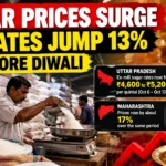 Sugar prices surge before Diwali as Uttar Pradesh rates jump 13% amid tight supplies